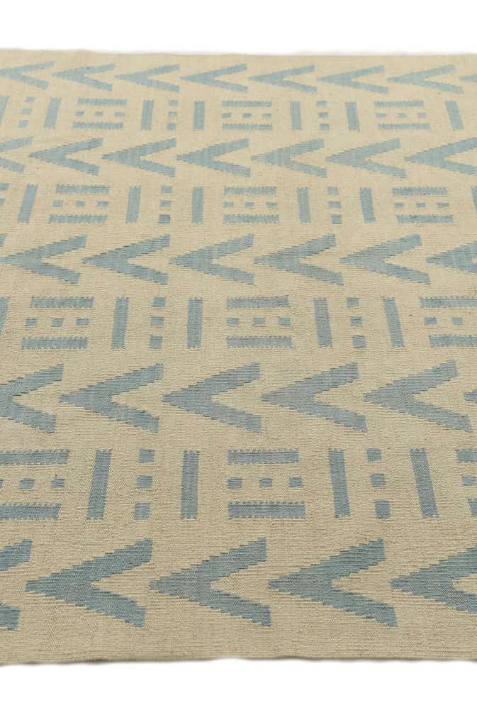 5' x 6' 1 Hand Woven Kilim Modern Wool Rug