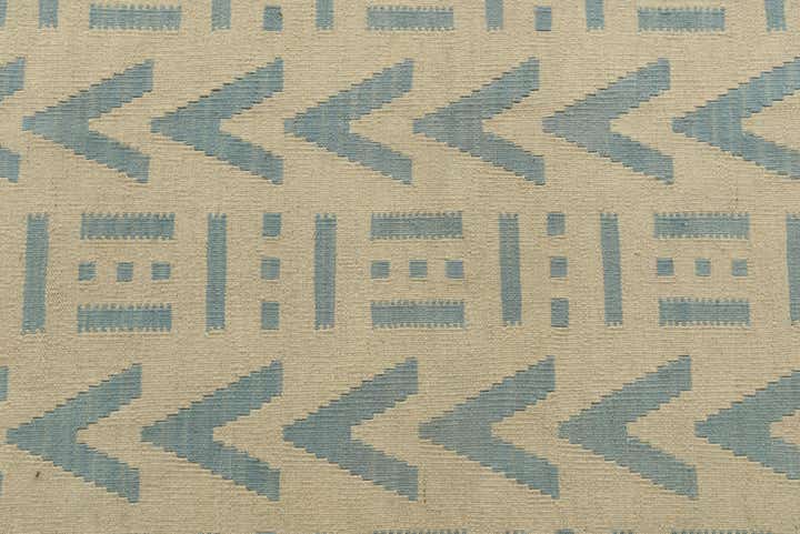 5' x 6' 1 Hand Woven Kilim Modern Wool Rug