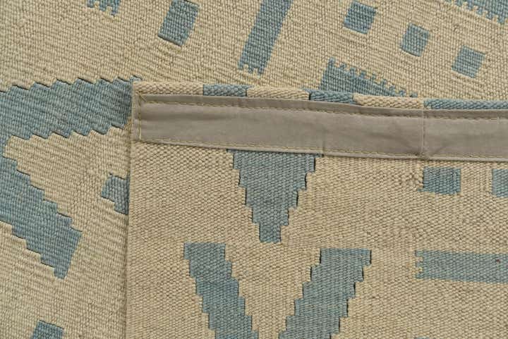 5' x 6' 1 Hand Woven Kilim Modern Wool Rug