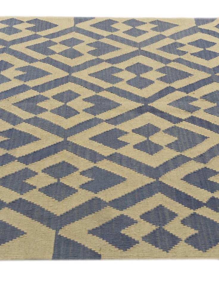 Detail image of 4' 6 x 5' 8  Hand Woven Kilim Modern Wool Rug