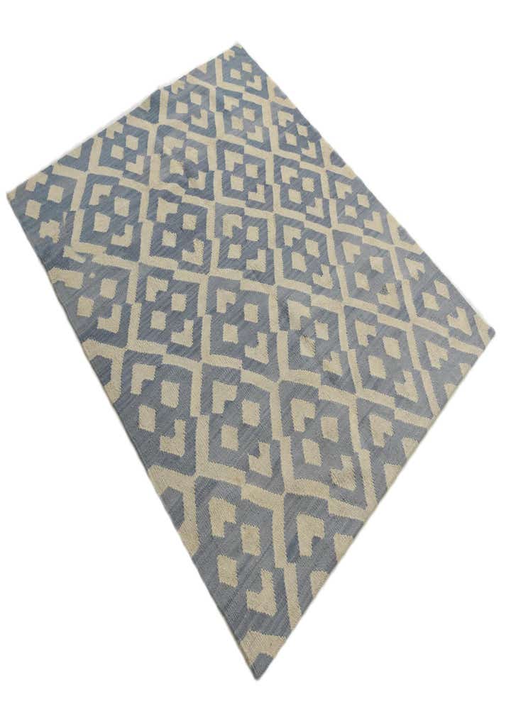 4' 6 x 5' 6 Hand Woven Kilim Modern Wool Rug