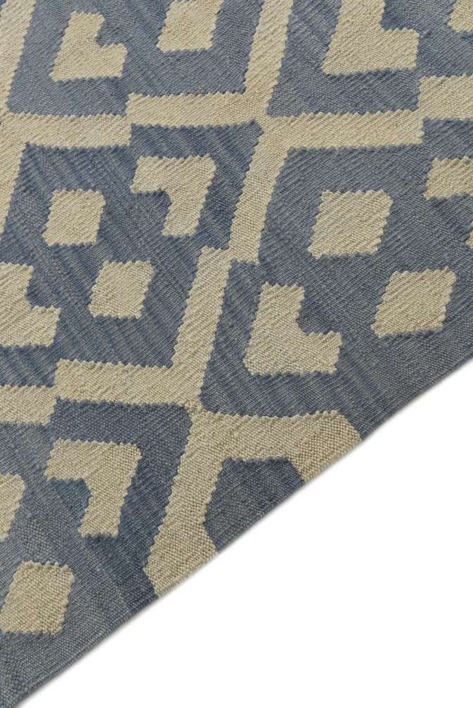 4' 6 x 5' 6 Hand Woven Kilim Modern Wool Rug