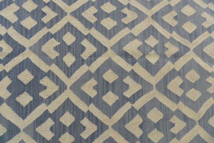 4' 6 x 5' 6 Hand Woven Kilim Modern Wool Rug