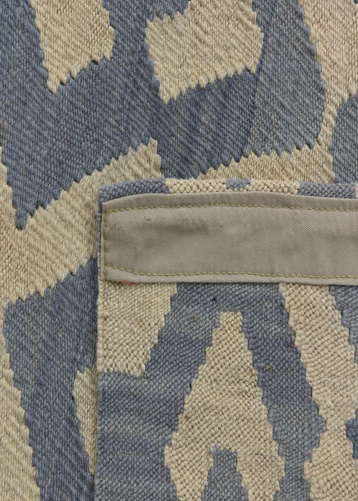 4' 6 x 5' 6 Hand Woven Kilim Modern Wool Rug