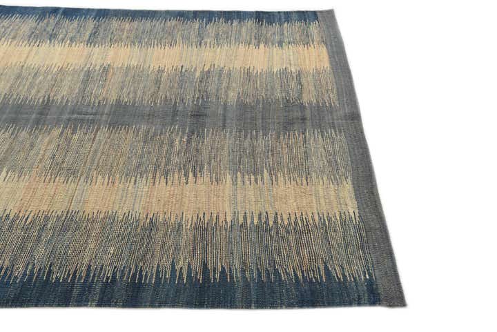 4' 3 x 5' 10 Hand Woven Kilim Modern Wool Rug