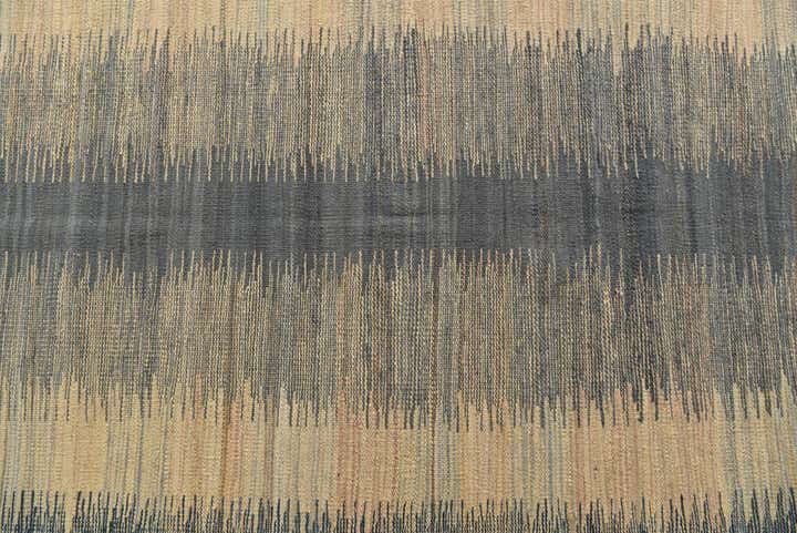 4' 3 x 5' 10 Hand Woven Kilim Modern Wool Rug