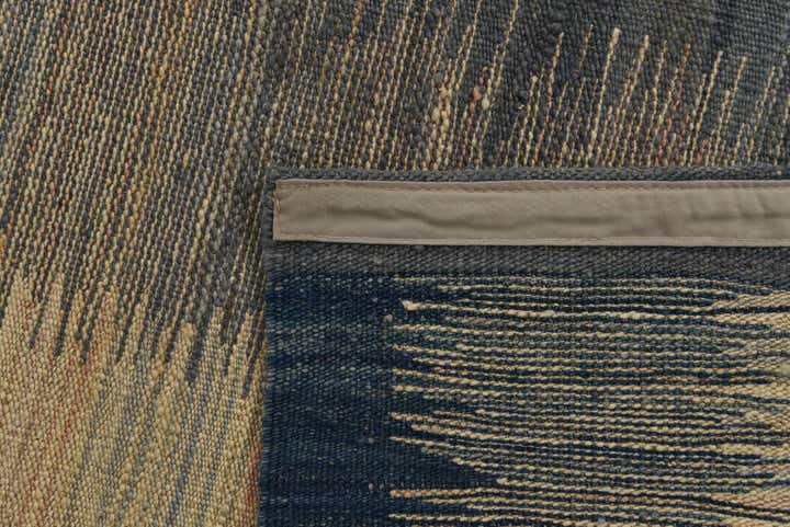 4' 3 x 5' 10 Hand Woven Kilim Modern Wool Rug