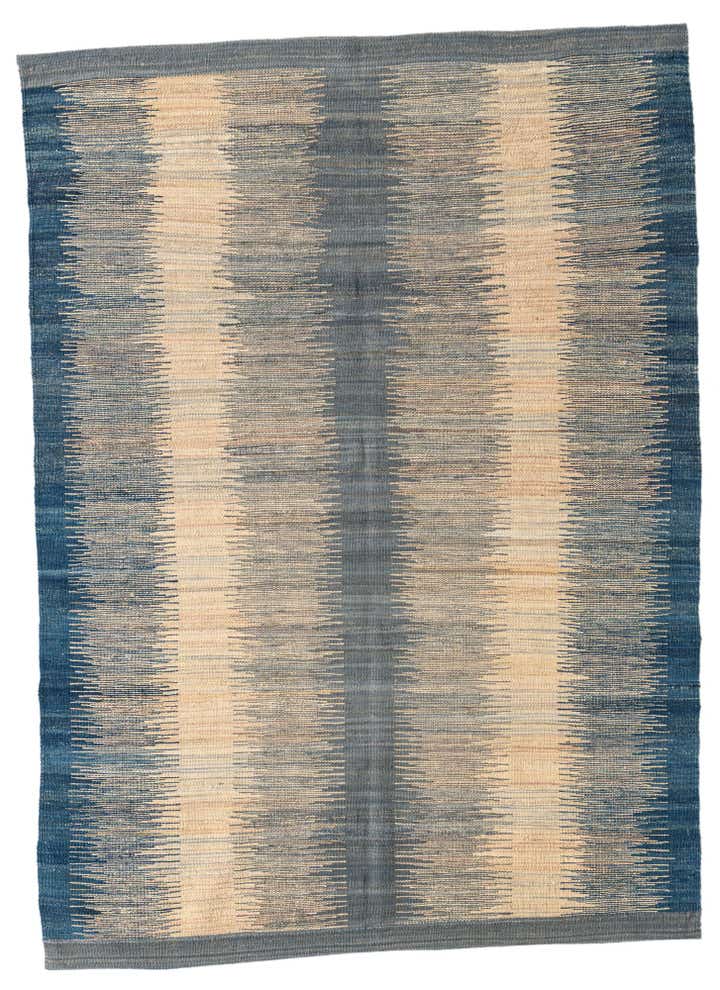4' 3 x 5' 10 Hand Woven Kilim Modern Wool Rug