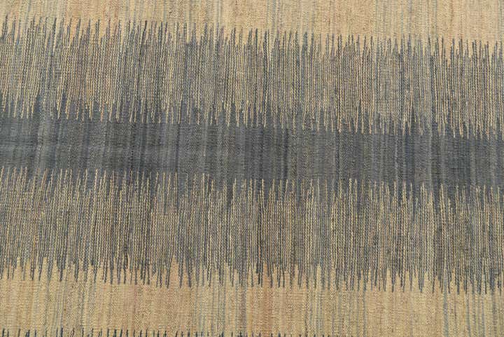 4' 5 x 5' 10 Hand Woven Kilim Modern Wool Rug