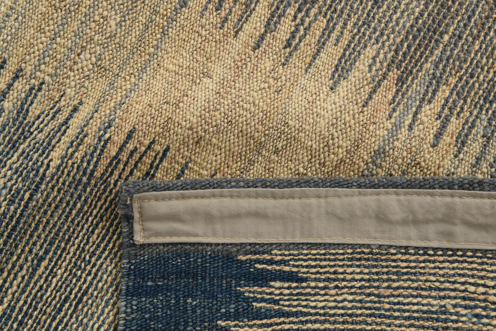 4' 5 x 5' 10 Hand Woven Kilim Modern Wool Rug