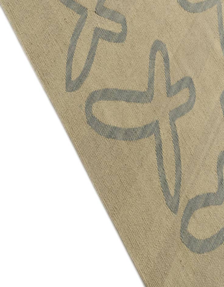 Detail image of 5' 8 x 8'  Hand Woven Kilim Modern Wool Rug