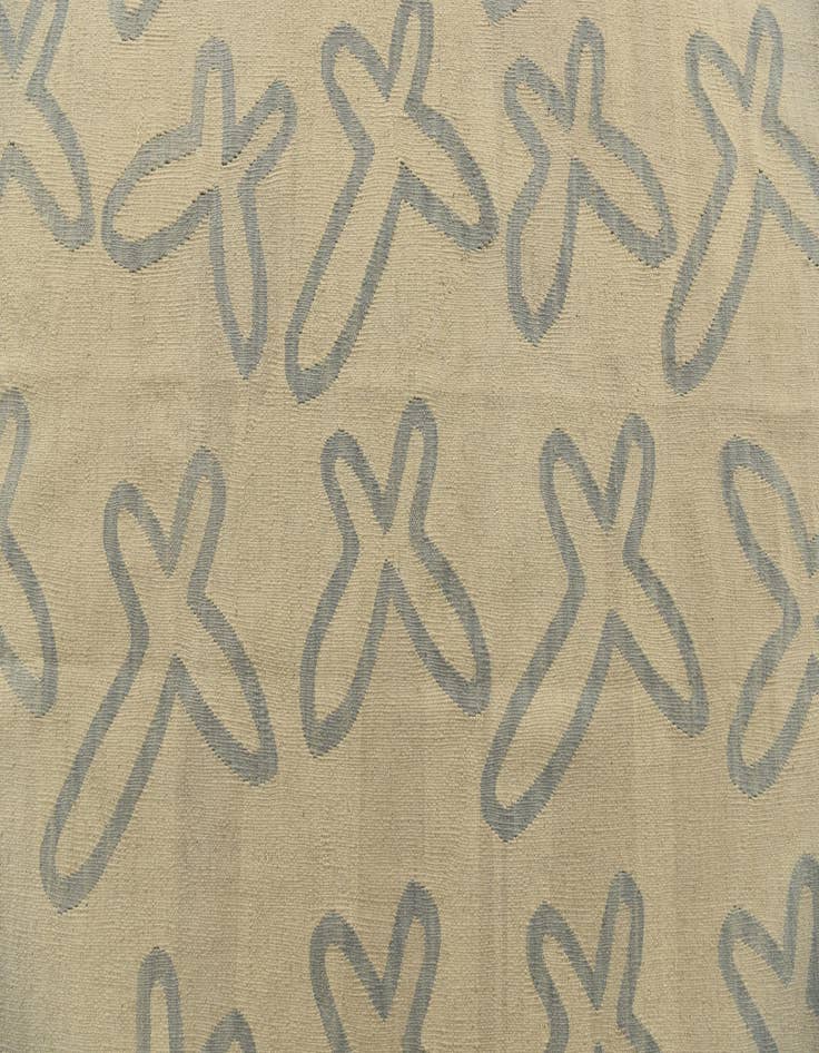 Detail image of 5' 8 x 8'  Hand Woven Kilim Modern Wool Rug