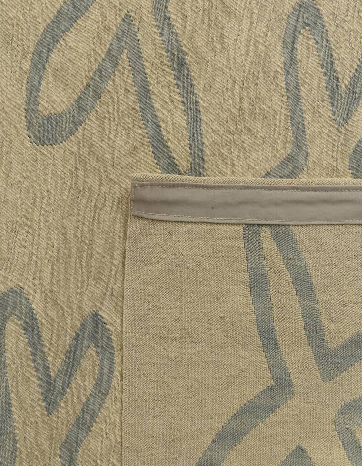 Detail image of 5' 8 x 8'  Hand Woven Kilim Modern Wool Rug