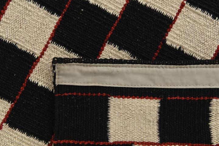4' 9 x 6' 1 Hand Woven Kilim Modern Wool Rug