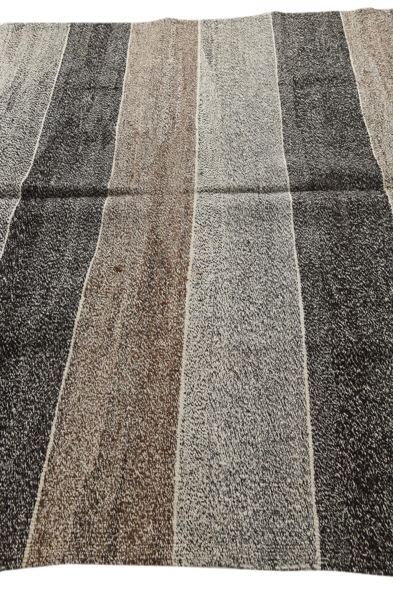 5' 10 x 7' 7 Hand Woven Kilim Modern Wool Rug