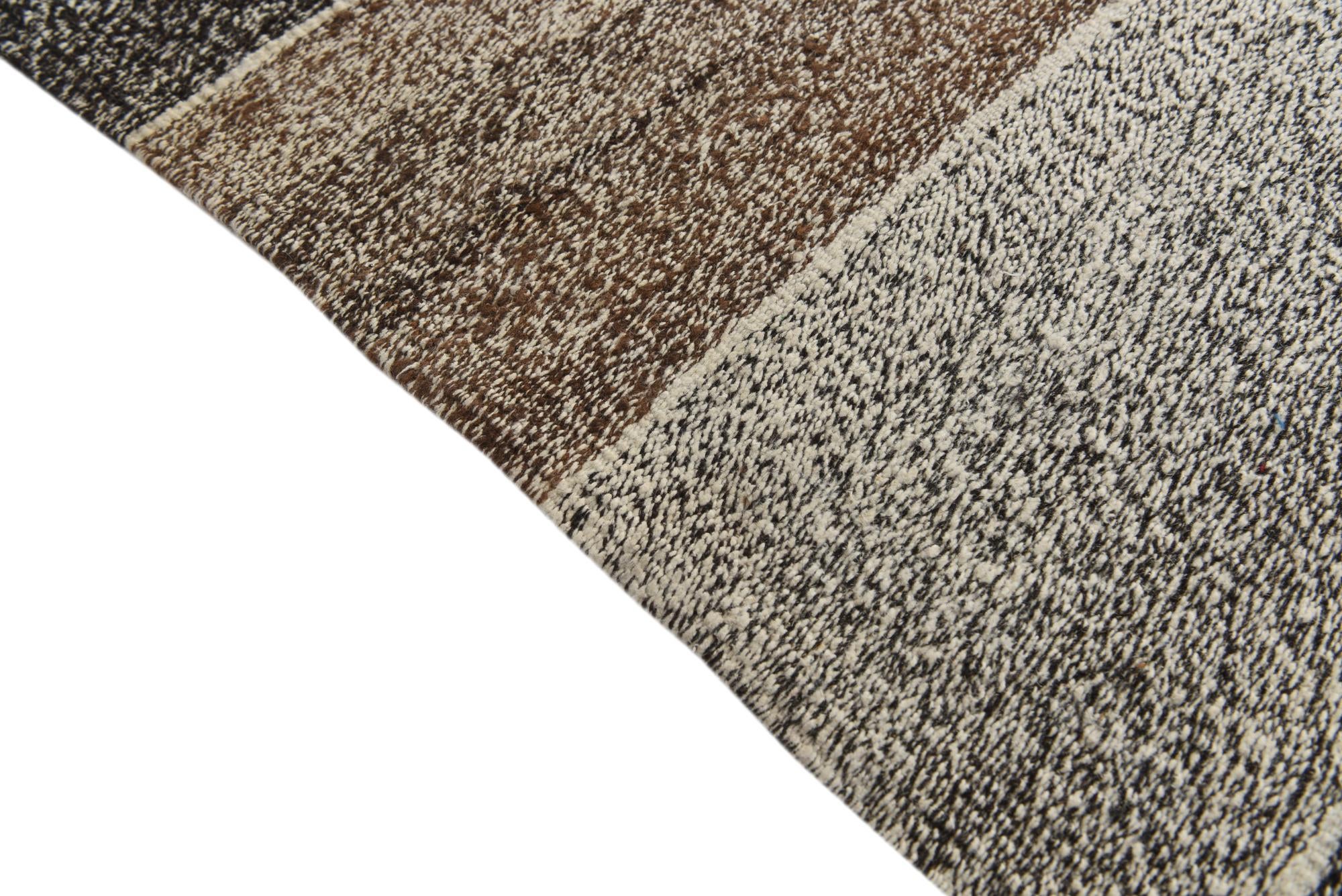 5' 10 x 7' 7 Hand Woven Kilim Modern Wool Rug