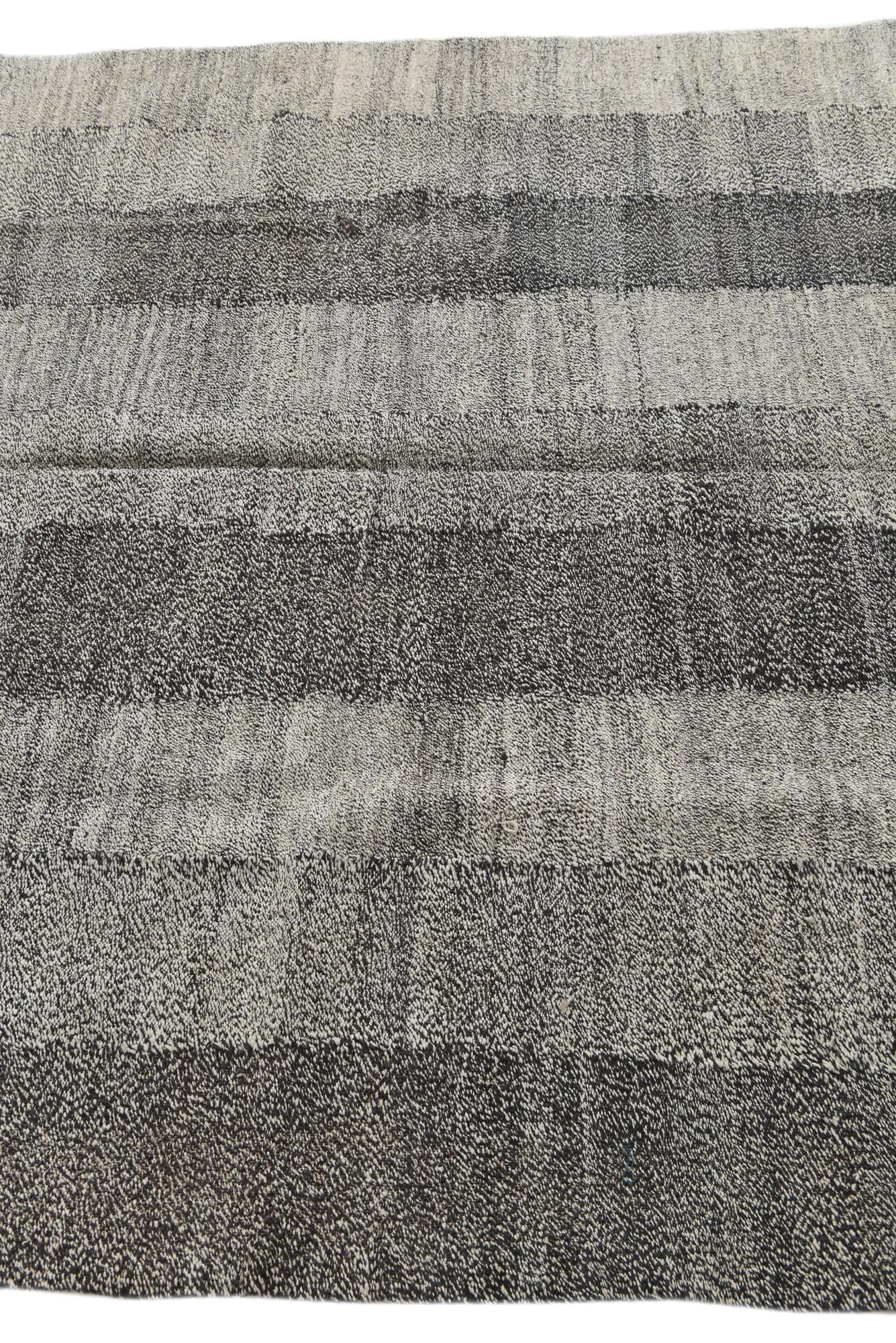 5' 10 x 7' 7 Hand Woven Kilim Modern Wool Rug