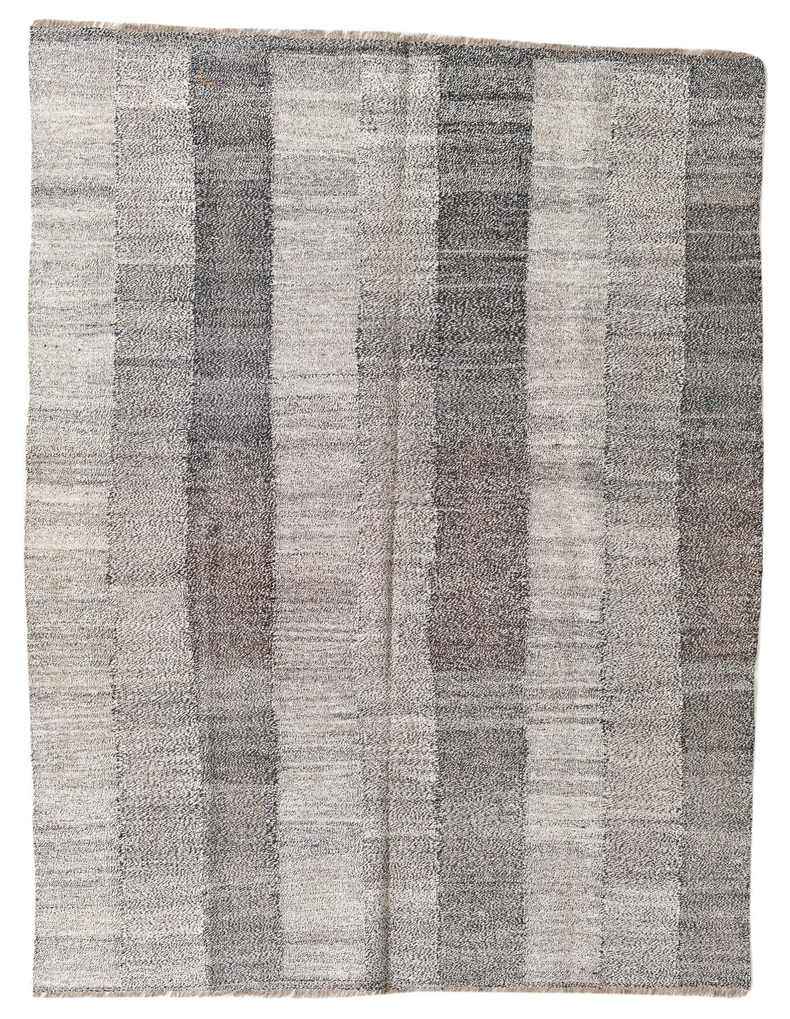 5' 10 x 7' 7 Hand Woven Kilim Modern Wool Rug