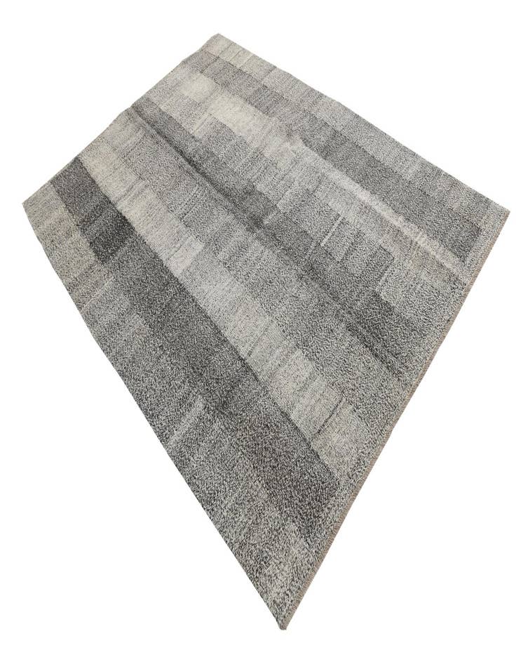 Detail image of 5' 8 x 7' 8  Hand Woven Kilim Modern Wool Rug