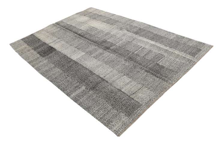 5' 8 x 7' 8 Hand Woven Kilim Modern Wool Rug