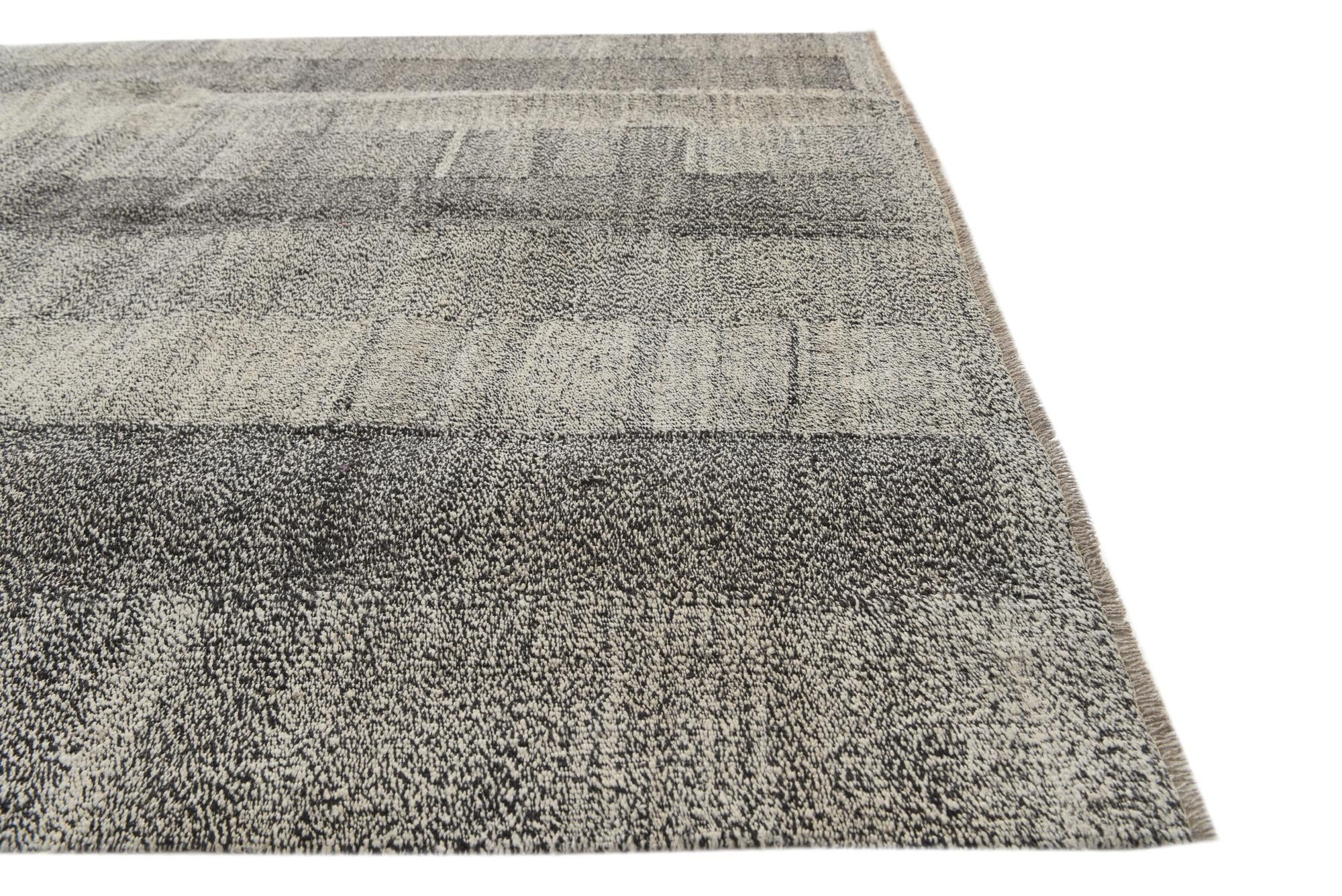 5' 8 x 7' 8 Hand Woven Kilim Modern Wool Rug