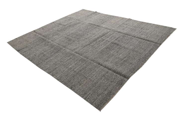 8' 7 x 9' 6 Hand Woven Kilim Modern Wool Rug