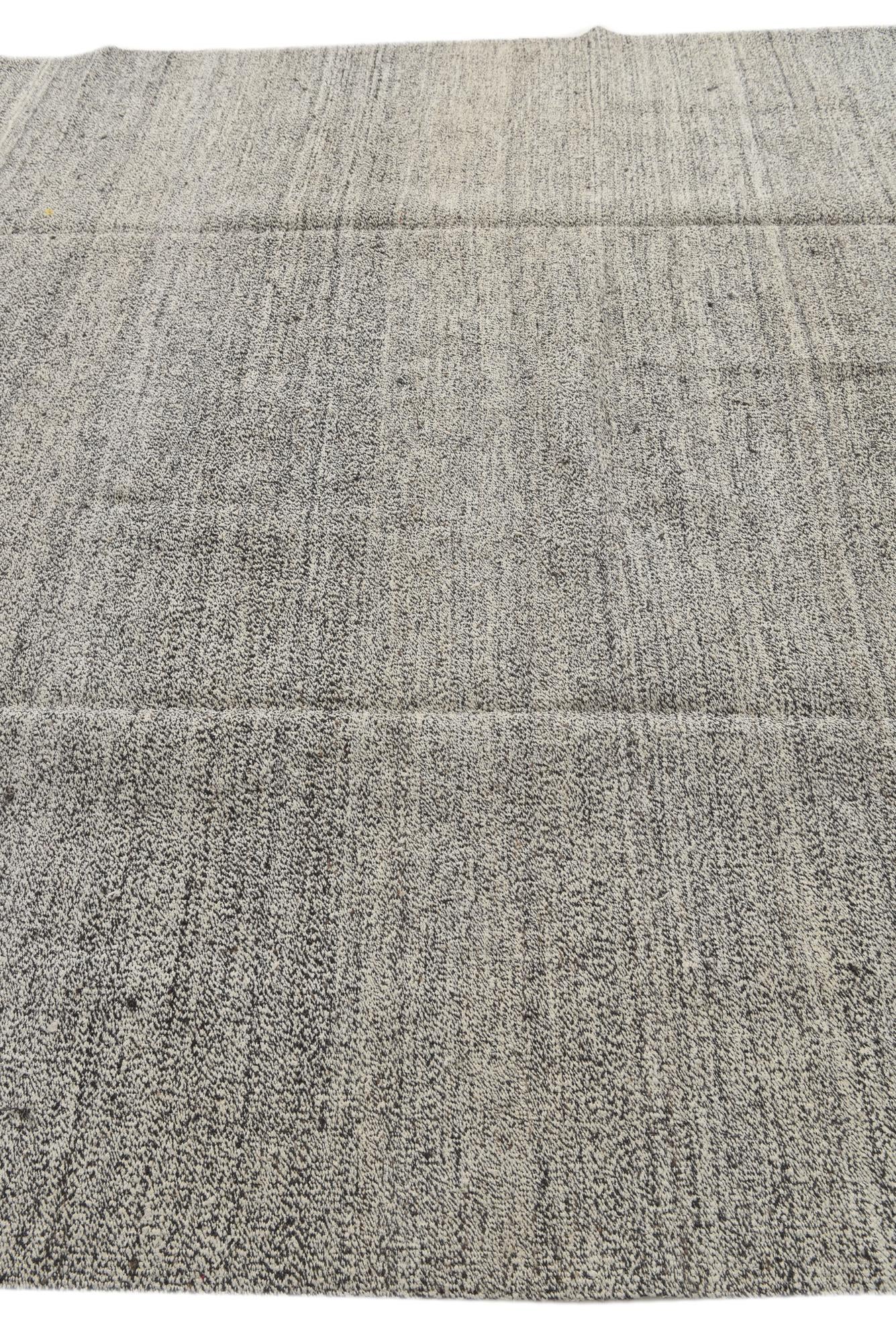 8' 7 x 9' 6 Hand Woven Kilim Modern Wool Rug