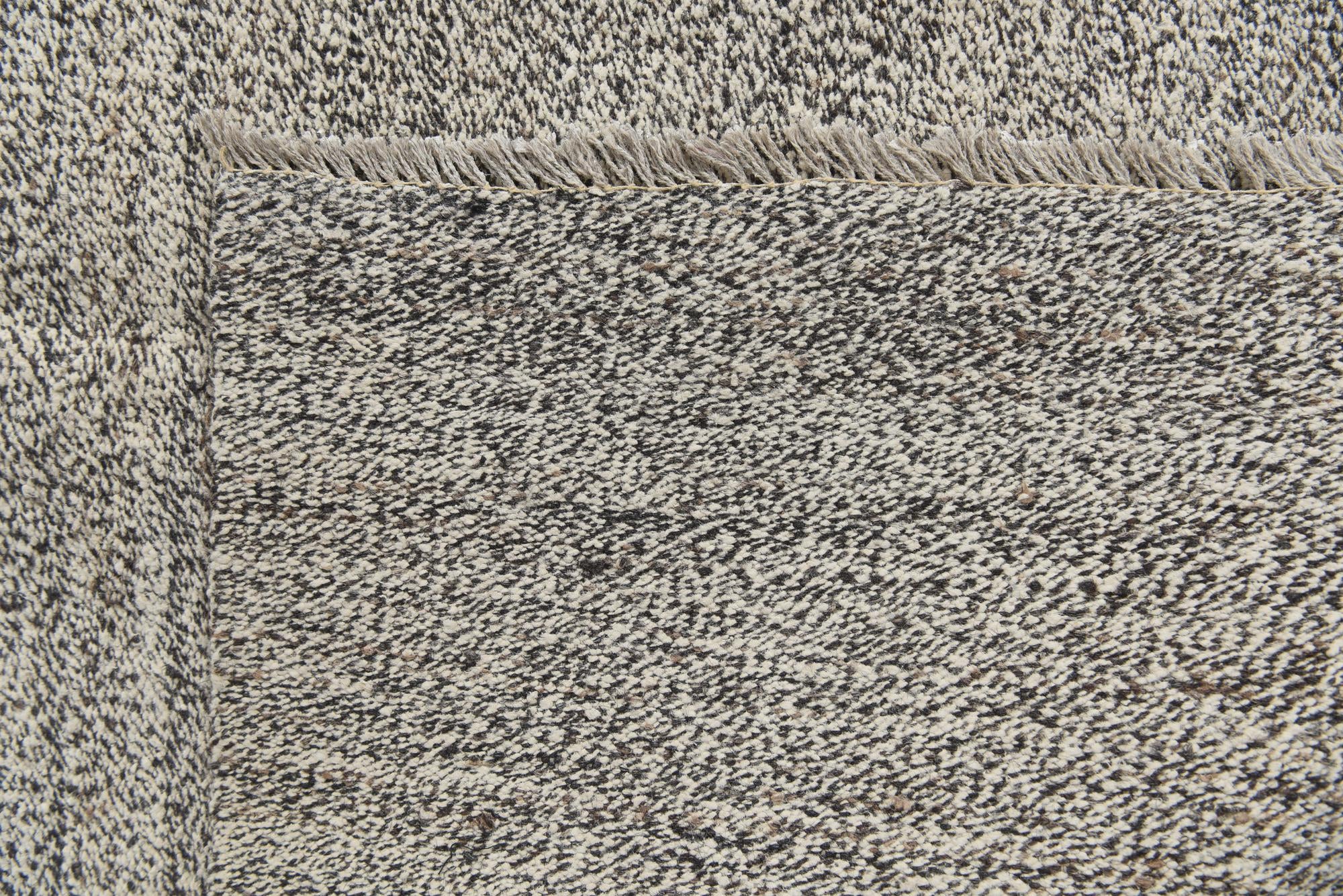 8' 7 x 9' 6 Hand Woven Kilim Modern Wool Rug