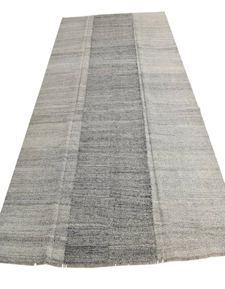 Detail image of 8' 9 x 11' 9  Hand Woven Kilim Modern Wool Rug