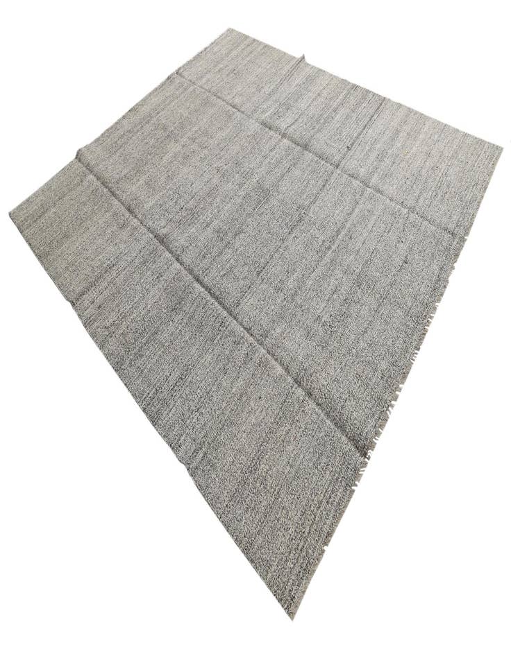 Detail image of 8' 4 x 9' 6  Hand Woven Kilim Modern Wool Rug