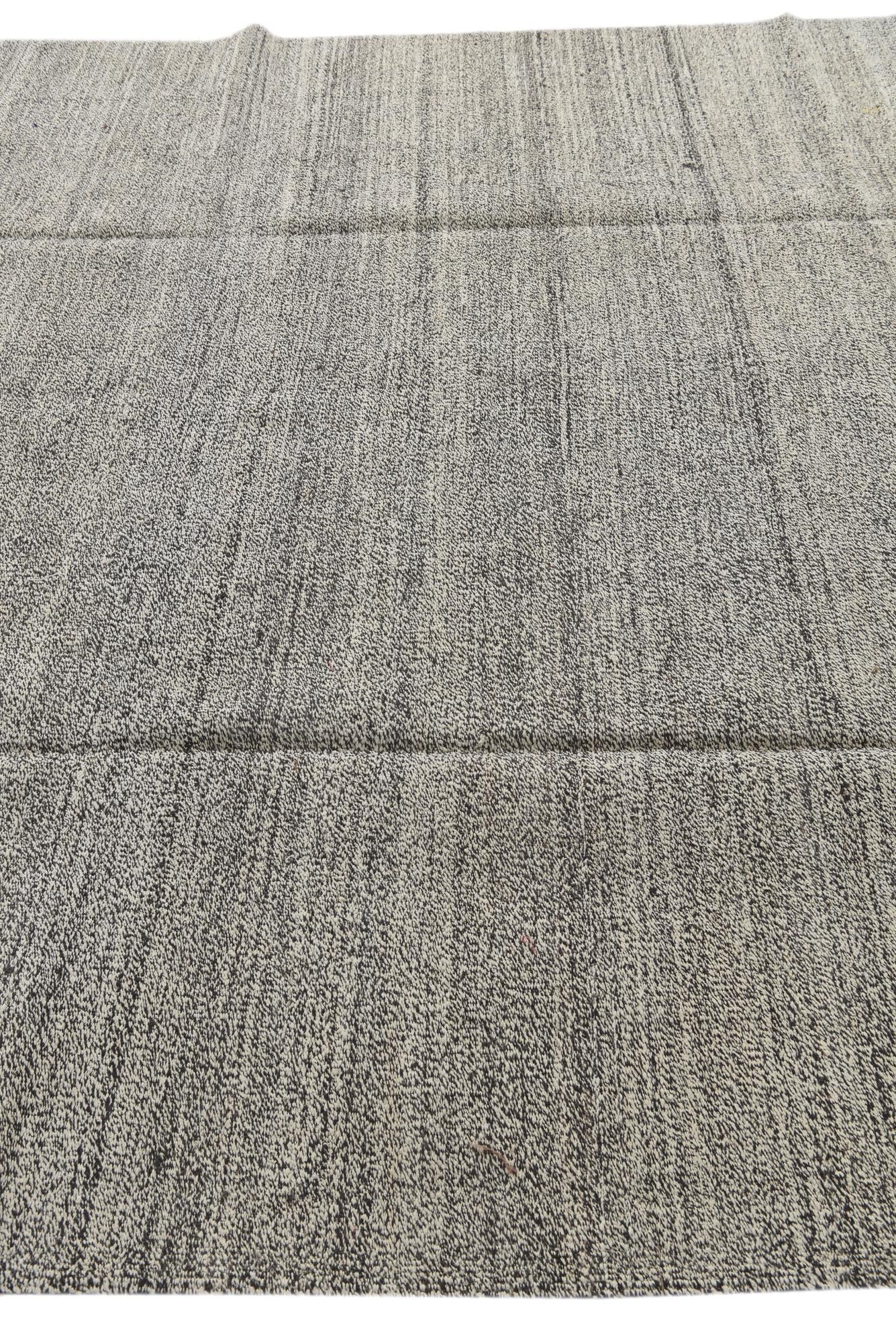 8' 4 x 9' 6 Hand Woven Kilim Modern Wool Rug