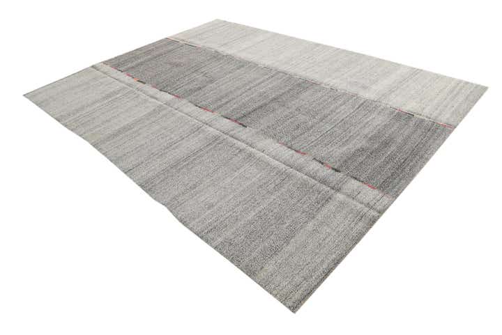 9' 2 x 11' 8 Hand Woven Kilim Modern Wool Rug