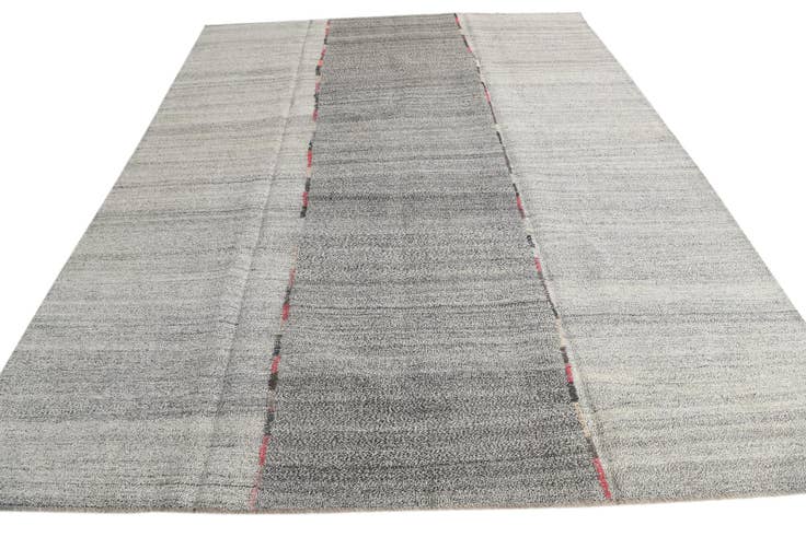Detail image of 9' 2 x 11' 8 Hand Woven Kilim Modern Wool Rug