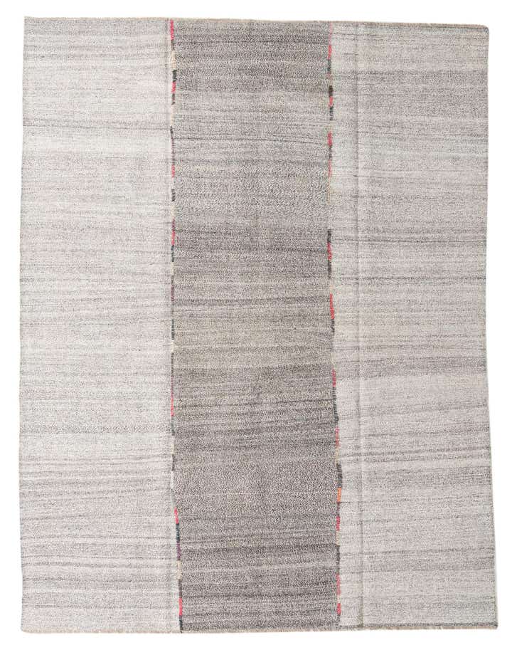 9' 2 x 11' 8 Hand Woven Kilim Modern Wool Rug