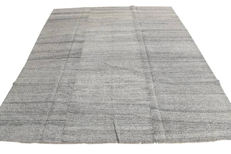 Detail image of 8' 1 x 9' 8 Hand Woven Kilim Modern Wool Rug