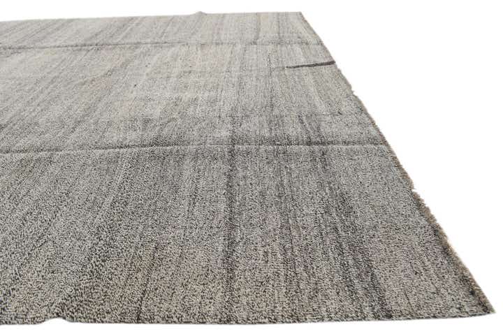 8' 1 x 9' 8 Hand Woven Kilim Modern Wool Rug