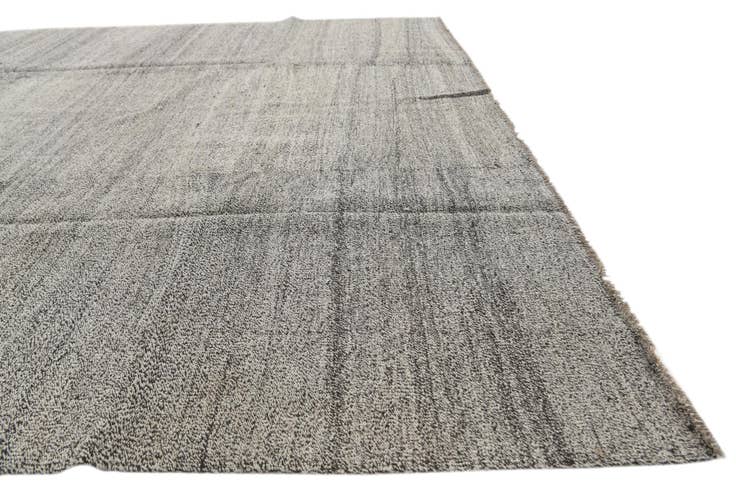 Detail image of 8' 1 x 9' 8 Hand Woven Kilim Modern Wool Rug