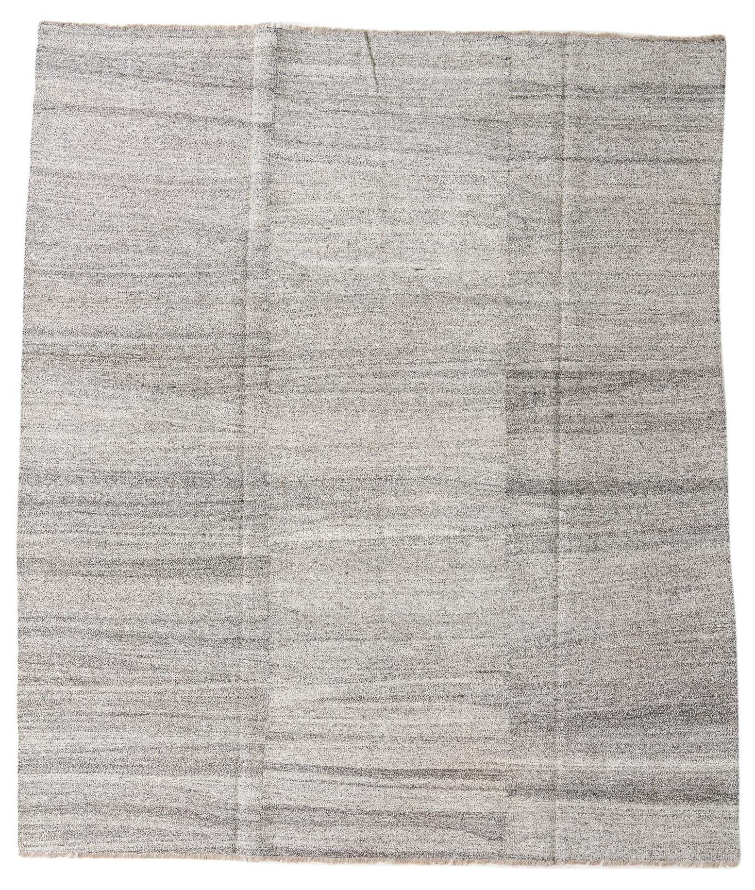 8' 1 x 9' 8 Hand Woven Kilim Modern Wool Rug