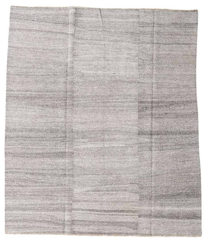 8' 1 x 9' 8 Hand Woven Kilim Modern Wool Rug