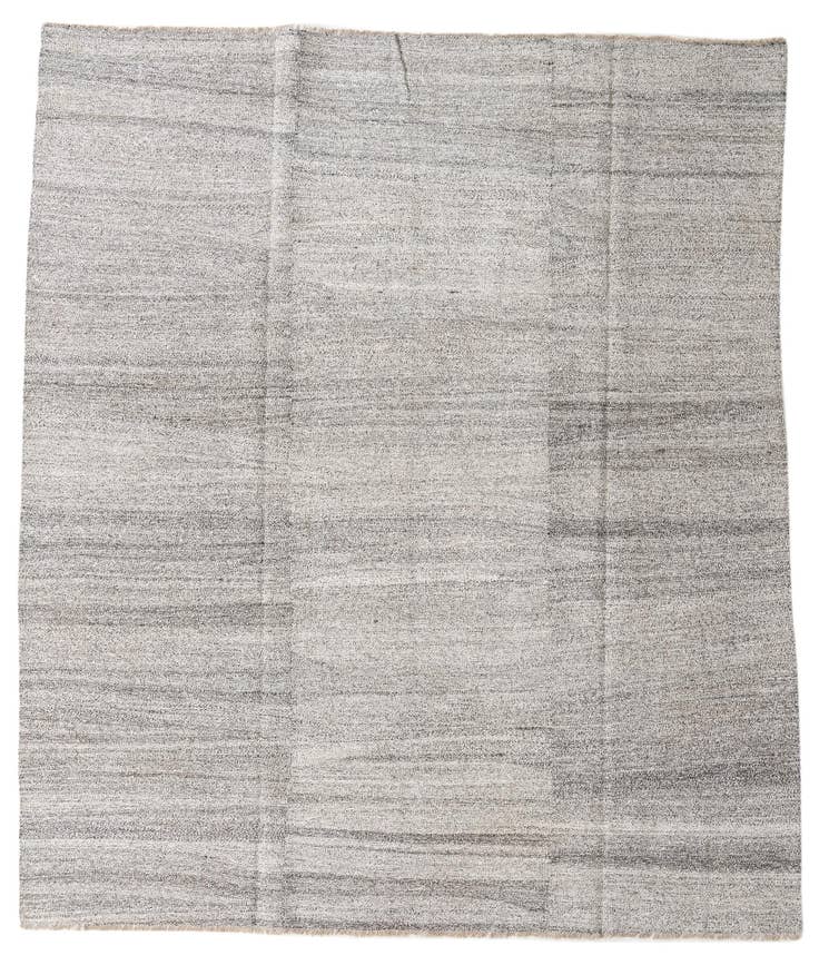 Detail image of 8' 1 x 9' 8 Hand Woven Kilim Modern Wool Rug