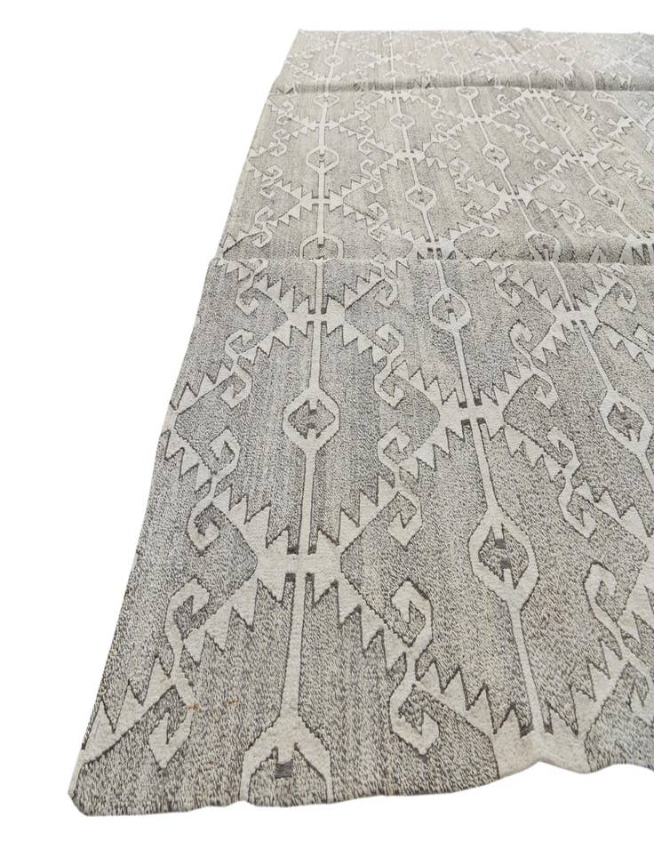 Detail image of 10' x 12' 8  Hand Woven Kilim Modern Wool Rug