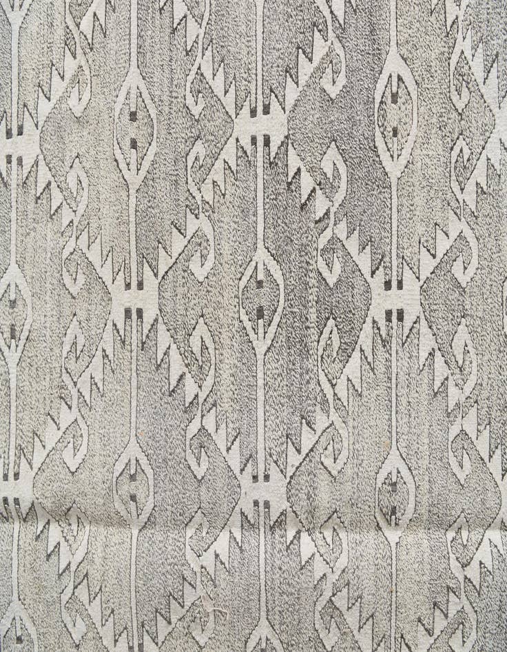 Detail image of 10' x 12' 8  Hand Woven Kilim Modern Wool Rug