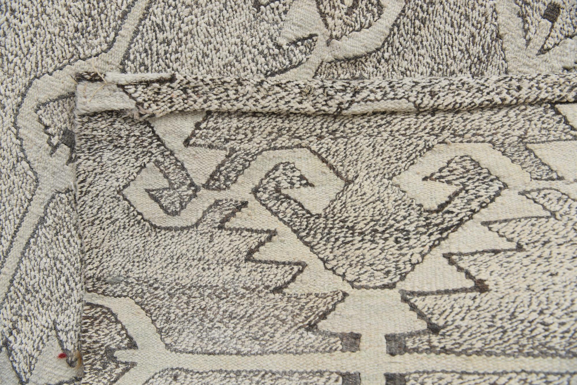 10' x 12' 8 Hand Woven Kilim Modern Wool Rug