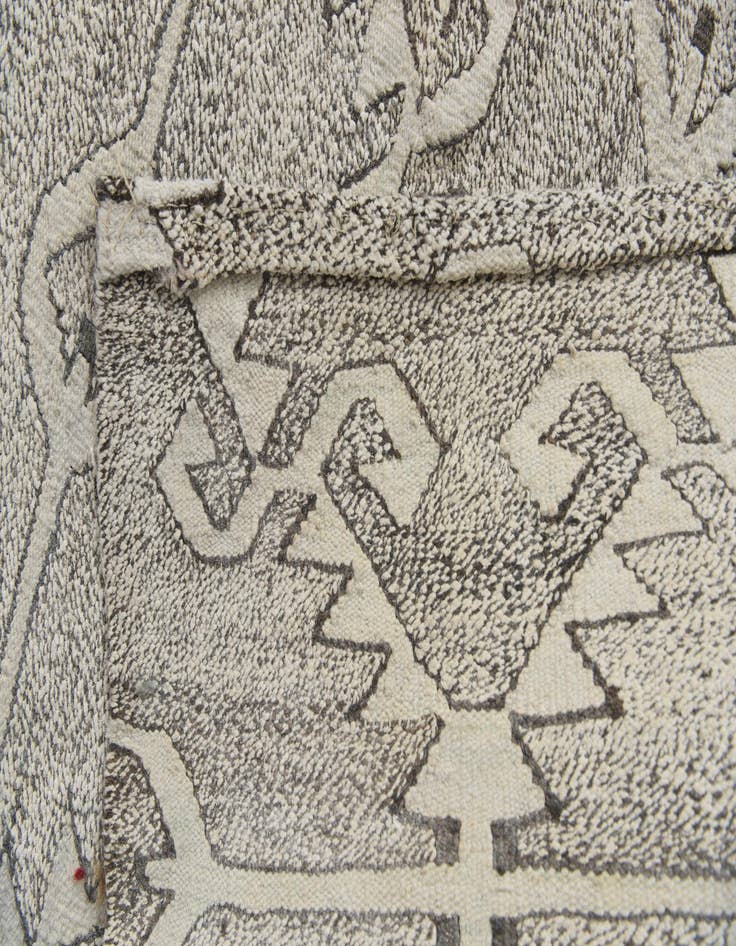 Detail image of 10' x 12' 8  Hand Woven Kilim Modern Wool Rug