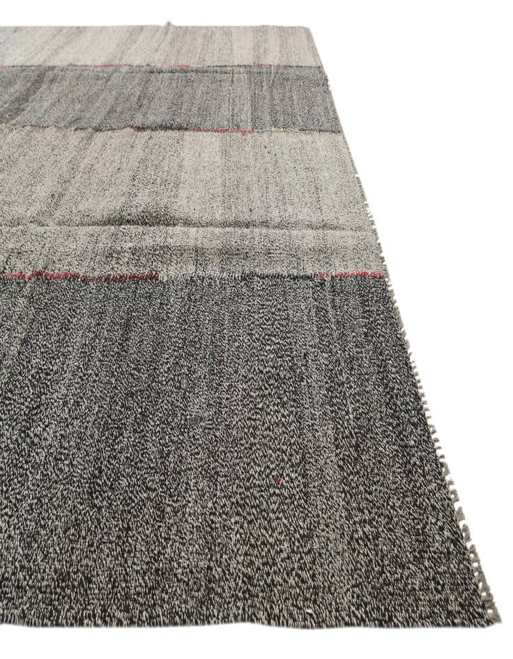 Detail image of 9' x 12'  Hand Woven Kilim Modern Wool Rug