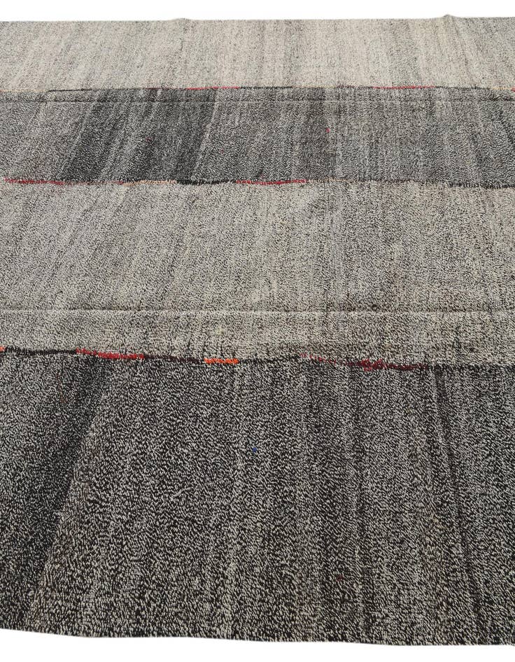 Detail image of 9' x 12'  Hand Woven Kilim Modern Wool Rug