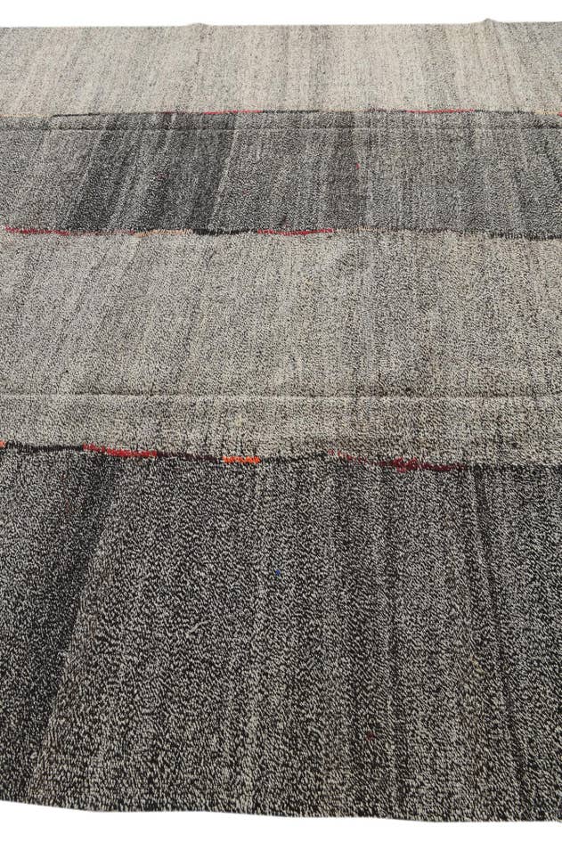 Detail image of 9' x 12' Hand Woven Kilim Modern Wool Rug