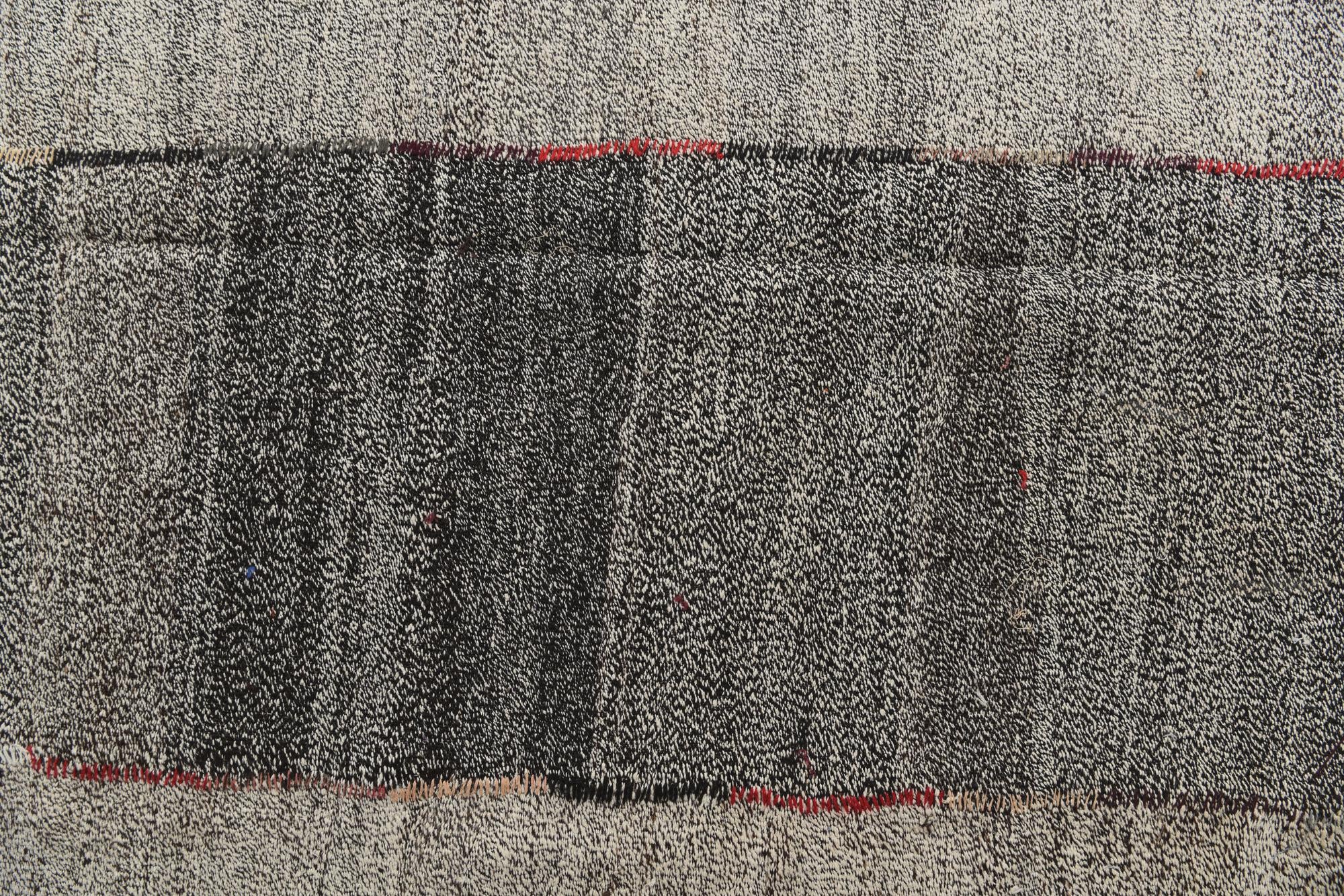 9' x 12' Hand Woven Kilim Modern Wool Rug