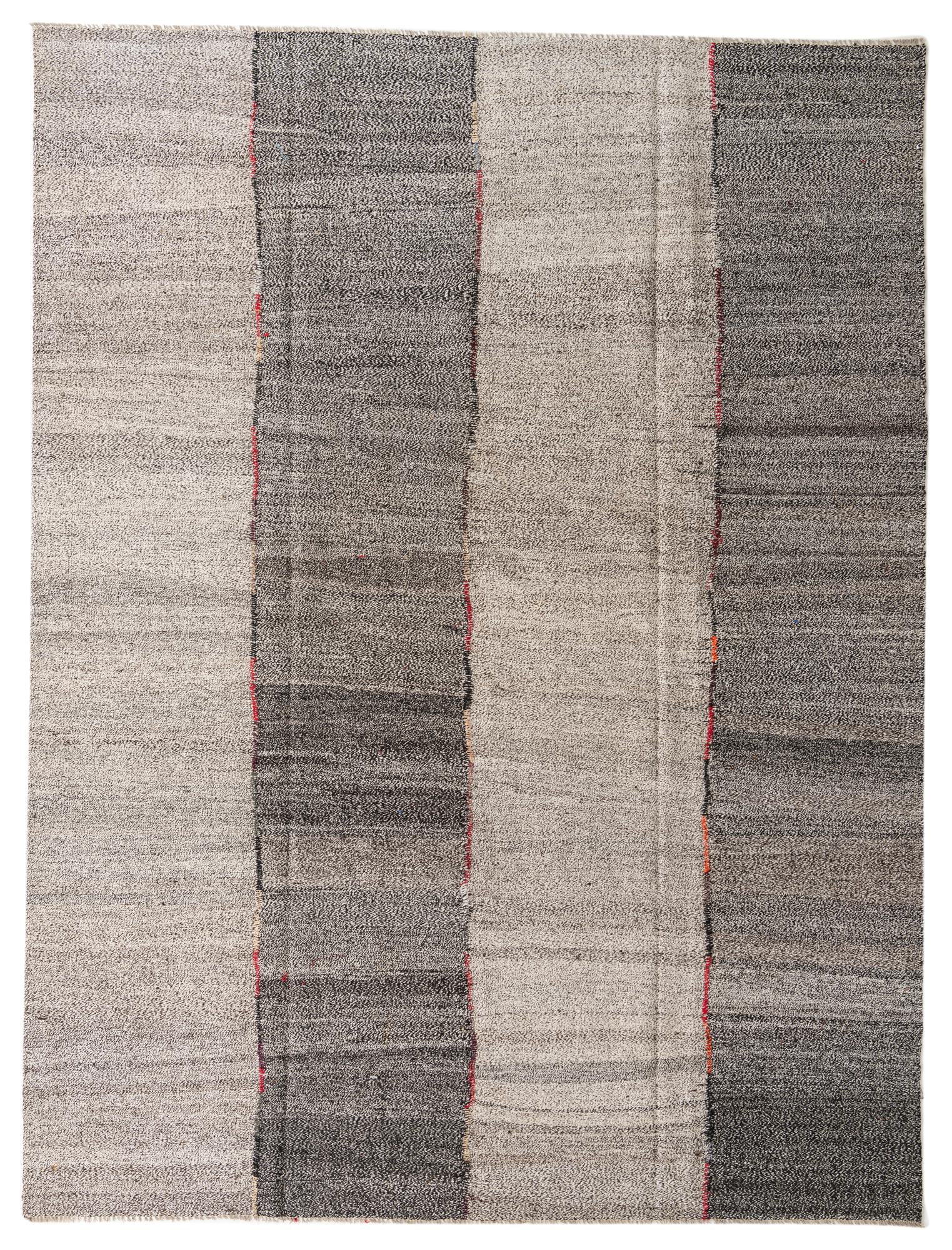 9' x 12' Hand Woven Kilim Modern Wool Rug