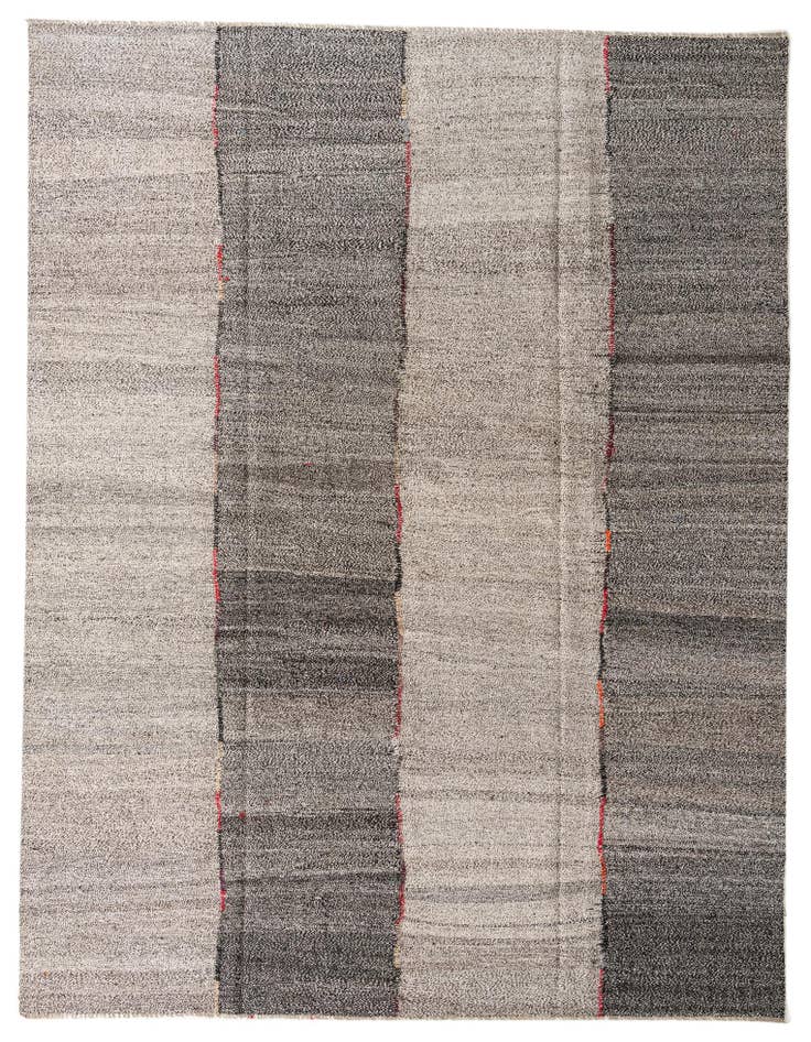 Detail image of 9' x 12' Hand Woven Kilim Modern Wool Rug